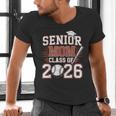 Senior Mom Class Of 2026 Graduate Baseball 2026 Graduation Men's V-Neck T-Shirt