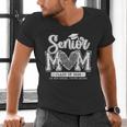 Senior Mom Class Of 2026 Senior Mama 2026 Graduation Leopard Men's V-Neck T-Shirt
