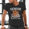 Senior Sister Class Of 2026 Coquette Basketball Graduation Men's V-Neck T-Shirt