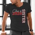Senior Sister Class Of 2026 Proud Big Sis Graduation Family Men's V-Neck T-Shirt