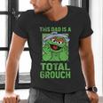 Sesame Street Father's Day Total Grouch Dad Men's V-Neck T-Shirt