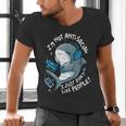 Shark Don’t Like People Antisocial Introvert Men's V-Neck T-Shirt