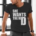 She Wants The MD Shirt Medical Graduation Doctor Men's V-Neck T-Shirt