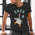 Silly Dada Silly Goose Mom Birthday Family Matching Party Men's V-Neck T-Shirt