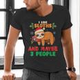 Sloth For Sloth Lover Men Women Kids Introverts Men's V-Neck T-Shirt