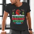 Snow Christmas Introvert Team Introverted Introvert Xmas Men's V-Neck T-Shirt Snow Christmas Introvert Team Introverted Introvert Xmas Men's V-Neck T-Shirt