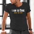 I Am So Done Class Of 2026 Senior Graduation Celebrating Men's V-Neck T-Shirt