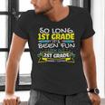So Long 1st Grade 2nd Grade Here I Come School Graduation Men's V-Neck T-Shirt
