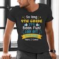 So Long 4th Grade Graduation 2025 School 5th Grade Here Come Men's V-Neck T-Shirt