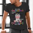 So Long Kindergarten Graduation Class 2025 Unicorn Girls Men's V-Neck T-Shirt