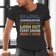 So Long Kindergarten Preschool Graduation First Grade Men's V-Neck T-Shirt