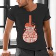 Social Introverts Hang Out With Guitars Musician Guitarist Men's V-Neck T-Shirt