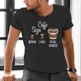 Social Work s Coffee Graduation Social Worker Men's V-Neck T-Shirt