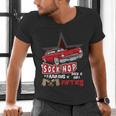 Sock Hop Fabulous Fifties Rock N Roll Automobile Nostalgia Men's V-Neck T-Shirt
