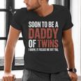 Soon To Be Dad Twins Fatherhood Pregnancy Announcement New D Men's V-Neck T-Shirt Soon To Be Dad Twins Fatherhood Pregnancy Announcement New D Men's V-Neck T-Shirt