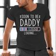 Soon To Be Daddy 2026 Loading Pregnancy Announcement 2026 Men's V-Neck T-Shirt