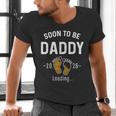 Soon To Be Daddy Est 2026 Loading First Time Dad Men's V-Neck T-Shirt