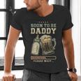 Soon To Be Daddy Fatherhood Baby Announcement Future Dad Men's V-Neck T-Shirt Soon To Be Daddy Fatherhood Baby Announcement Future Dad Men's V-Neck T-Shirt