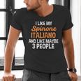 Spinone Italiano Dog Introvert Bracco Spinoso Fur Parent Men's V-Neck T-Shirt