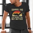 Squirrel Dad Pet Squirrel Owner Squirrel Lover Nuts Men's V-Neck T-Shirt