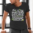 St Patricks Day Masters Degree MSW Graduation Social Work Men's V-Neck T-Shirt