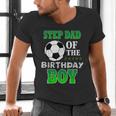 Step Dad Of The Birthday Boy Soccer Stars Outfit Men's V-Neck T-Shirt Step Dad Of The Birthday Boy Soccer Stars Outfit Men's V-Neck T-Shirt