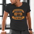 Straight Outta 5th Grade Shirt Fifth Graduation Boys Girls Men's V-Neck T-Shirt