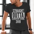 Straight Outta Elementary School 2019 Graduation Fun Men's V-Neck T-Shirt