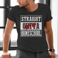 Straight Outta Homeschool Shirt Graduation Men's V-Neck T-Shirt