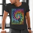 Straight Outta Pre-K Class Of 2022 Preschool Graduation Men's V-Neck T-Shirt