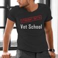 Straight Outta Vet School Graduation Veternarians I Survived Men's V-Neck T-Shirt