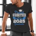 Super Proud Godbrother Of 2025 Graduate Graduation Family Men's V-Neck T-Shirt