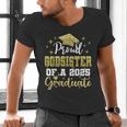Super Proud Godsister Of 2025 Graduate Graduation Family Men's V-Neck T-Shirt