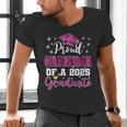 Super Proud Grandma Of 2025 Graduate Graduation Family Men's V-Neck T-Shirt