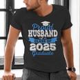 Super Proud Husband Of 2025 Graduate Graduation Family Men's V-Neck T-Shirt