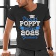 Super Proud Poppy Of 2025 Graduate Senior Graduation Family Men's V-Neck T-Shirt