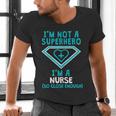Superhero RN Nurse Shirt Graduation Men's V-Neck T-Shirt
