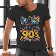I Survived The 90s – Cute Retro Cartoon Nostalgia Men's V-Neck T-Shirt