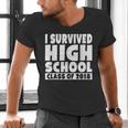 I Survived High School Class Of 2018 Graduation Men's V-Neck T-Shirt
