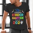 I Survived Kindergarten Graduation 2025 Graduate Boys Girls Men's V-Neck T-Shirt