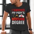 I Survived My Mom's Nursing Degree Graduation Day 2026 Men's V-Neck T-Shirt
