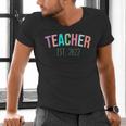 TEACHER Teacher Graduation Kindergarten Teacher 2022 Men's V-Neck T-Shirt