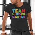 Team Kindergarten Shirt Teacher Back To School Graduation Men Women Girls Kids Men's V-Neck T-Shirt