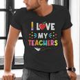 Teens Graduation I Heart My Teacher I Love My Teachers Men's V-Neck T-Shirt