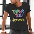 Thank You Teacher Appreciation Graduation Men Women Girls Kids Men's V-Neck T-Shirt