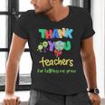 Thank You Teacher Appreciation Graduation Men Women Kids Men's V-Neck T-Shirt