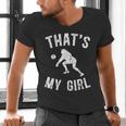 That's My Girl Volleyball Dad Of A Volleyball Player Father Men's V-Neck T-Shirt