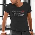 Thriller Book Fan Coffee With A Side Of Murder Men's V-Neck T-Shirt Thriller Book Fan Coffee With A Side Of Murder Men's V-Neck T-Shirt