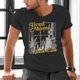 Tired Moms Book Club Reading Books Lovers Mom For Mothers Men's V-Neck T-Shirt Tired Moms Book Club Reading Books Lovers Mom For Mothers Men's V-Neck T-Shirt