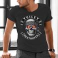 Toilet Destroyer Poop Jokes Dad Humor Poop Diarrhea Men's V-Neck T-Shirt Toilet Destroyer Poop Jokes Dad Humor Poop Diarrhea Men's V-Neck T-Shirt